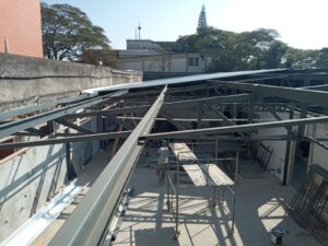 Cobertura Metálica para Quadra Esportiva