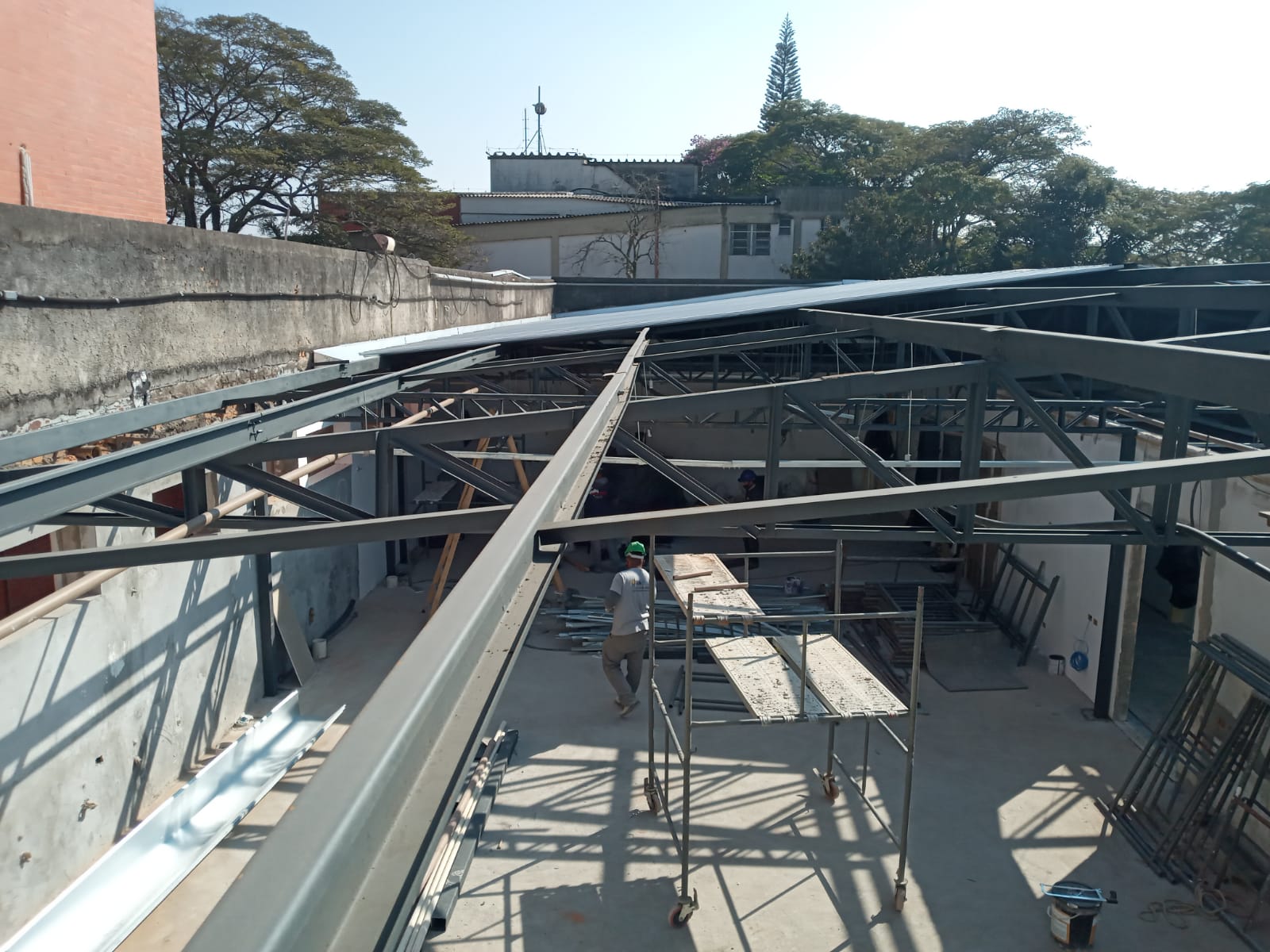 Cobertura Metálica para Quadra Esportiva
